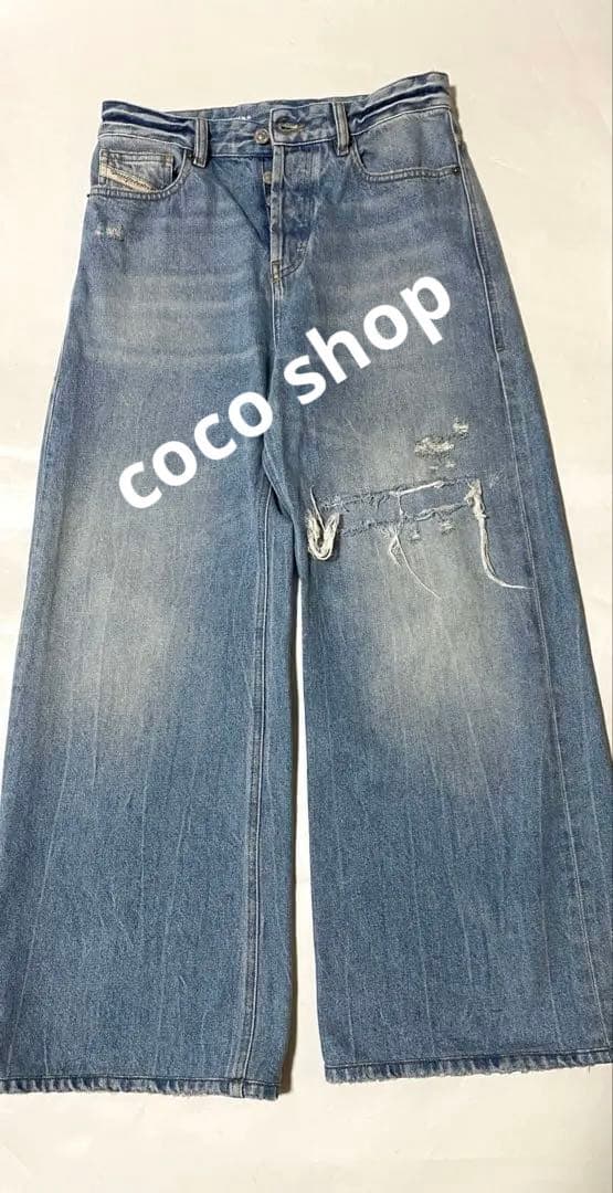 Diesel 1996 D-Sire デニムルーズフィット　W23 ライトブルー