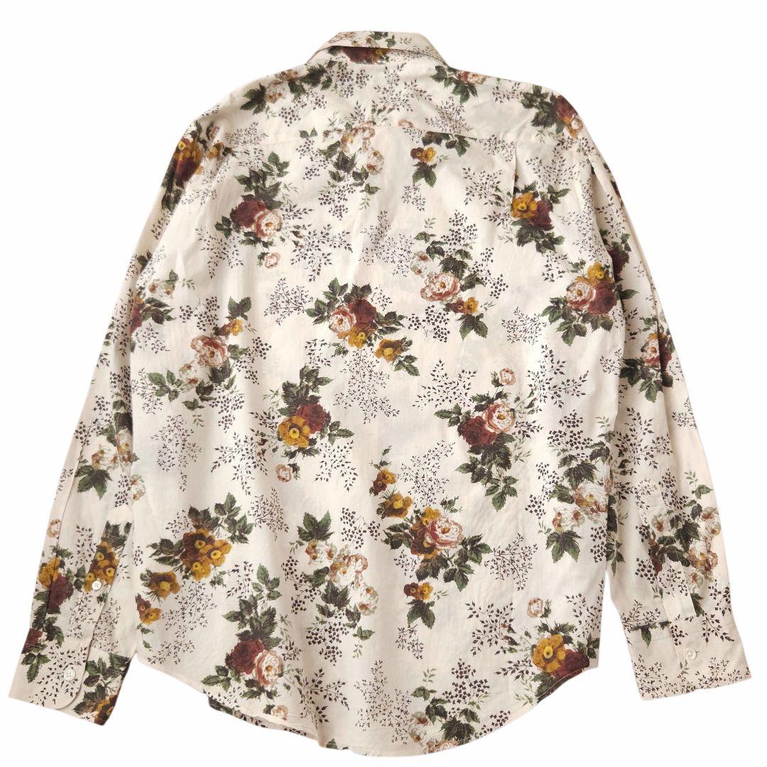 キャバン 花柄 長袖コットンシャツ Lサイズ オーバーサイズ 極美品
