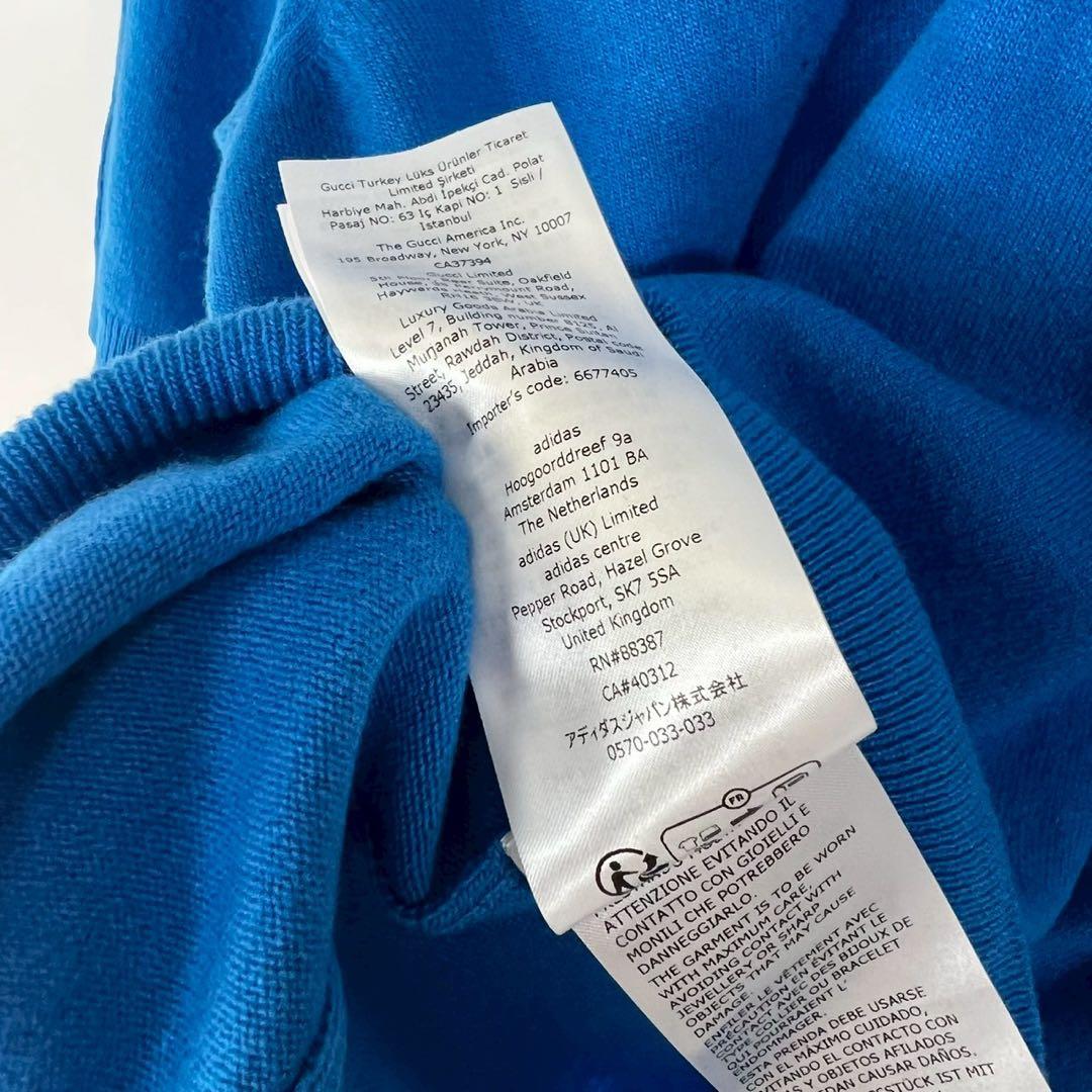 GUCCI アディダス　コラボ 半袖ニット　　XS タグ付き