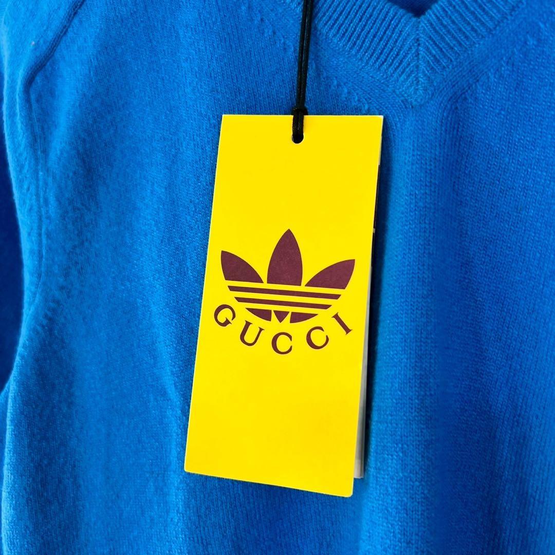 GUCCI アディダス　コラボ 半袖ニット　　XS タグ付き