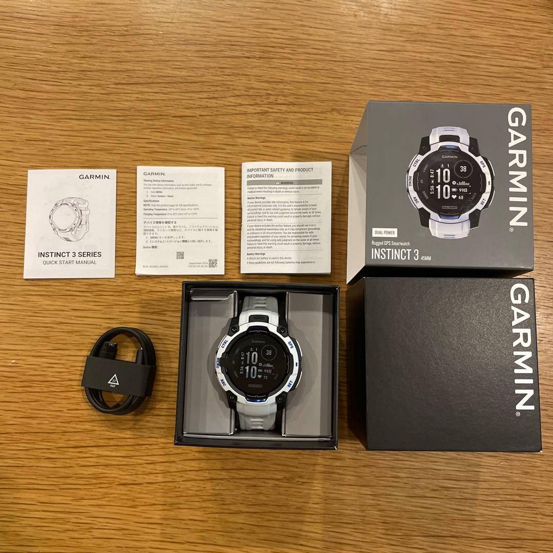 garmin Instinct 3 dual power 45mm 未使用品