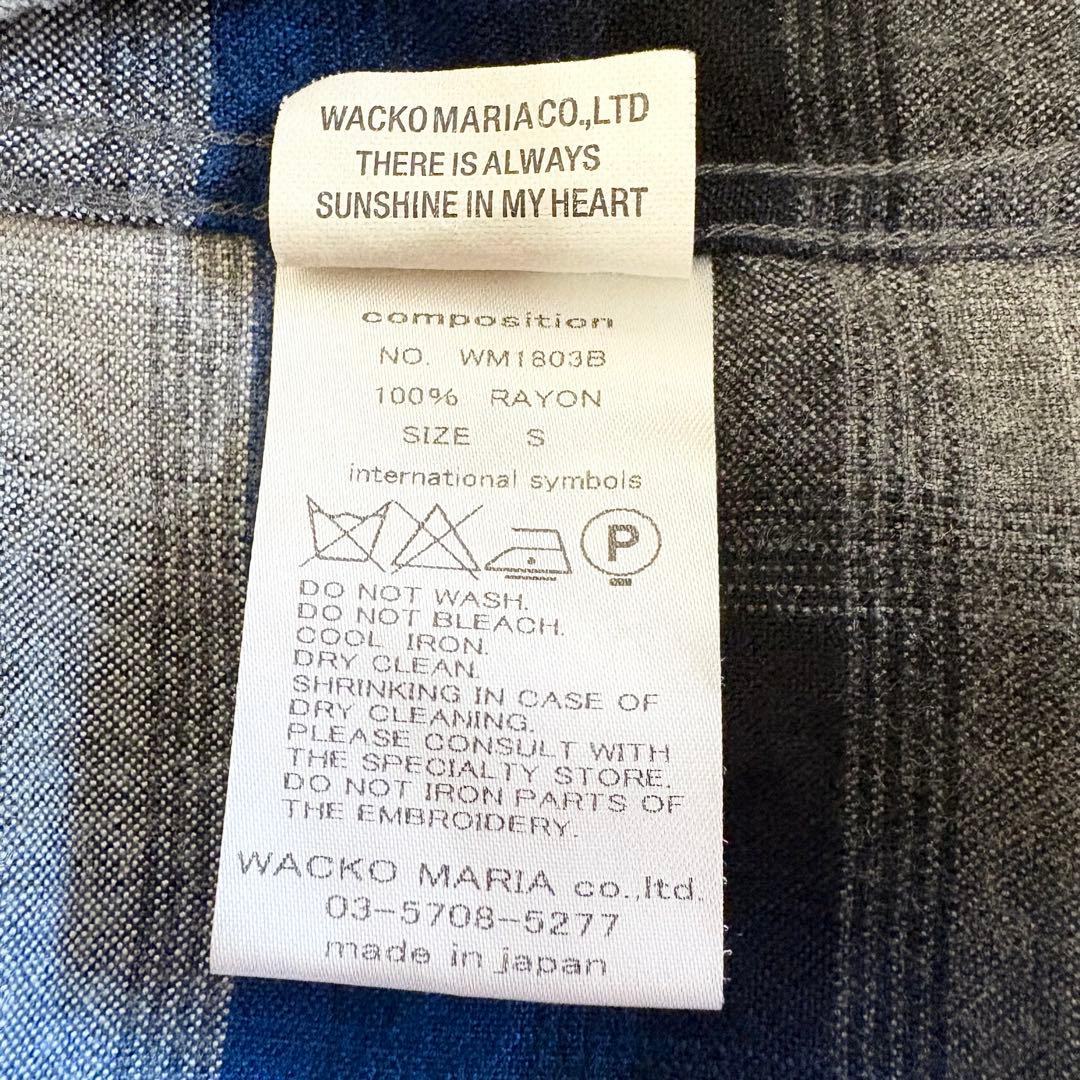 WACKO MARIA THE GUILTY PARTIES 長袖ネルシャツ S