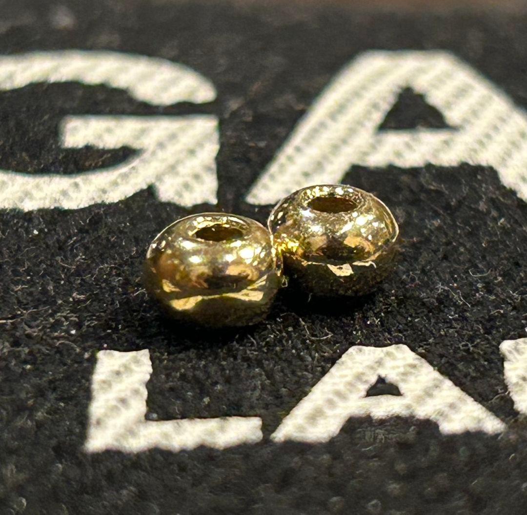 goro’s K18ビーズ Mサイズ 2個セット