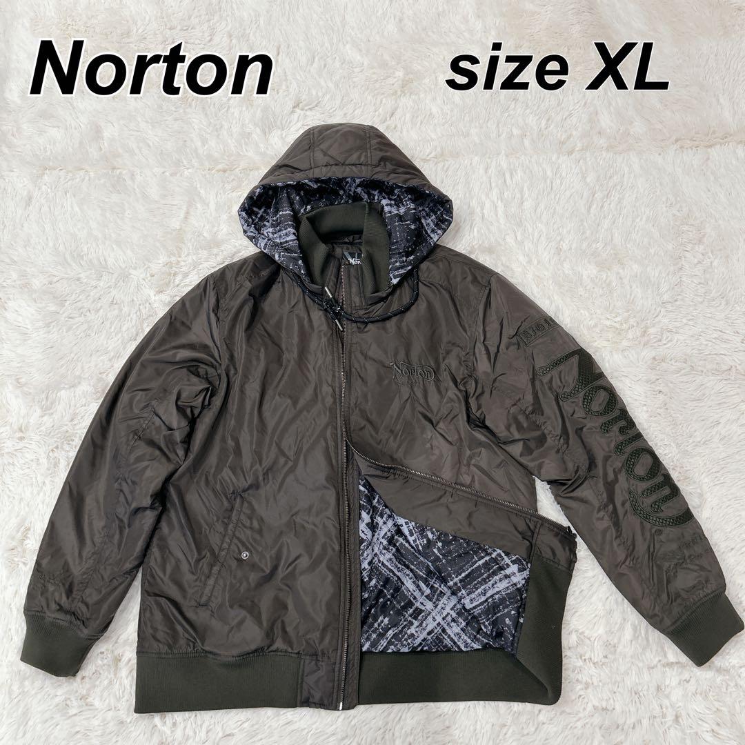 Norton ノートン 撥水ナイロン フード脱着 ミリタリージャケット
