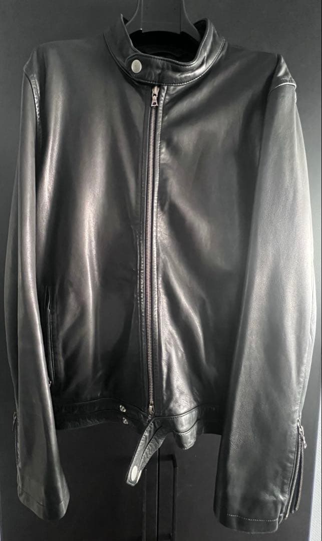 TOMORROWLAND / BLUE WORK シングルライダース　黒　M