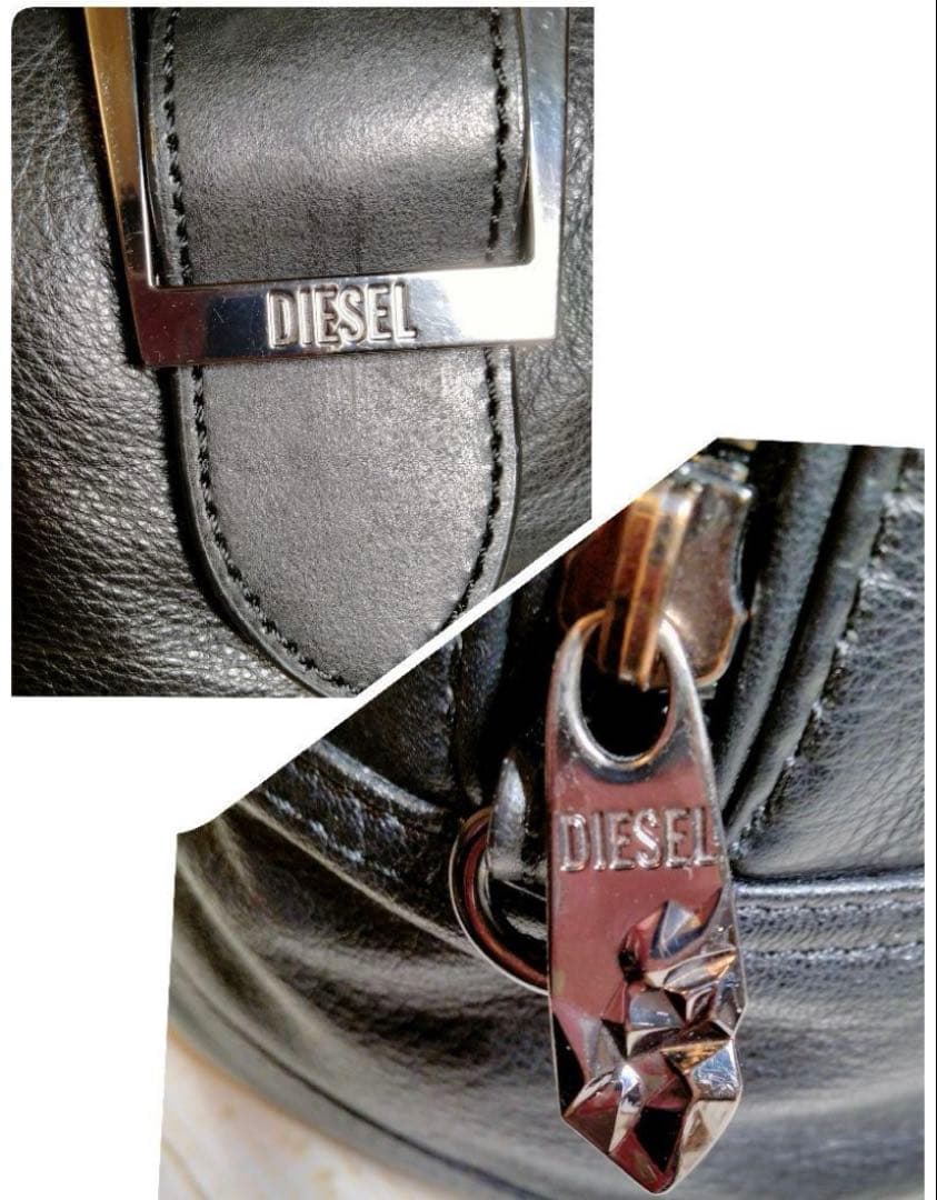 DISEL.ディーゼル　2way小型ボストンバック　本革