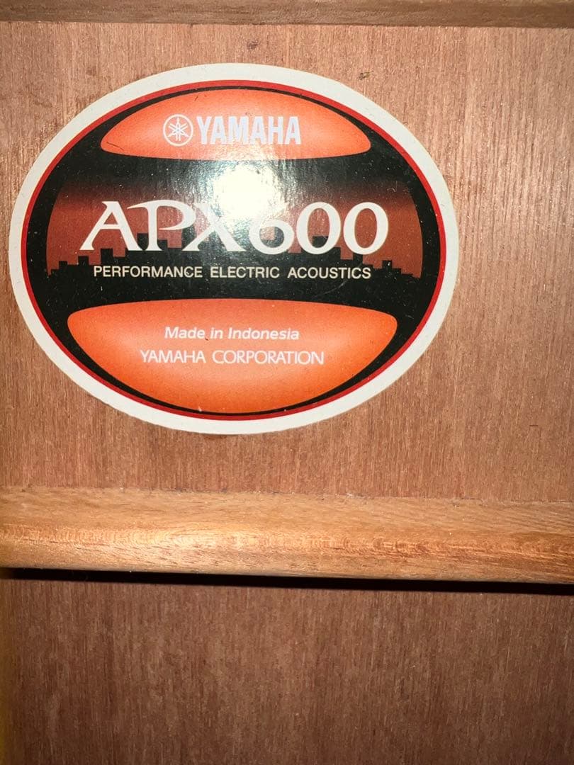 エレアコ　YAMAHA APX600 サンバースト ハードケース付き