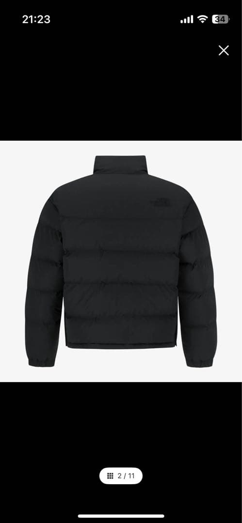 土曜日から値上げ　ノースフェイス　ブラック EGLON EX JACKET