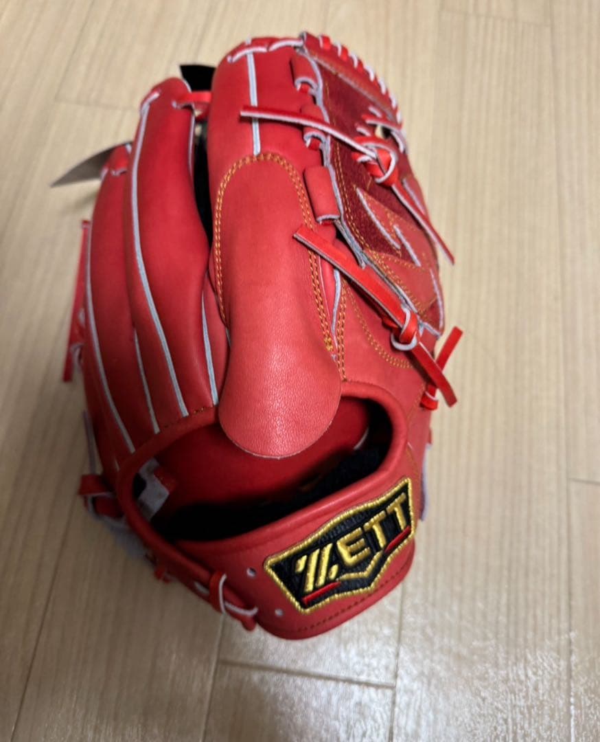 至急なので値下げ中！値下げ交渉もOK！！ZETT グローブ軟式野球 投手 レッド