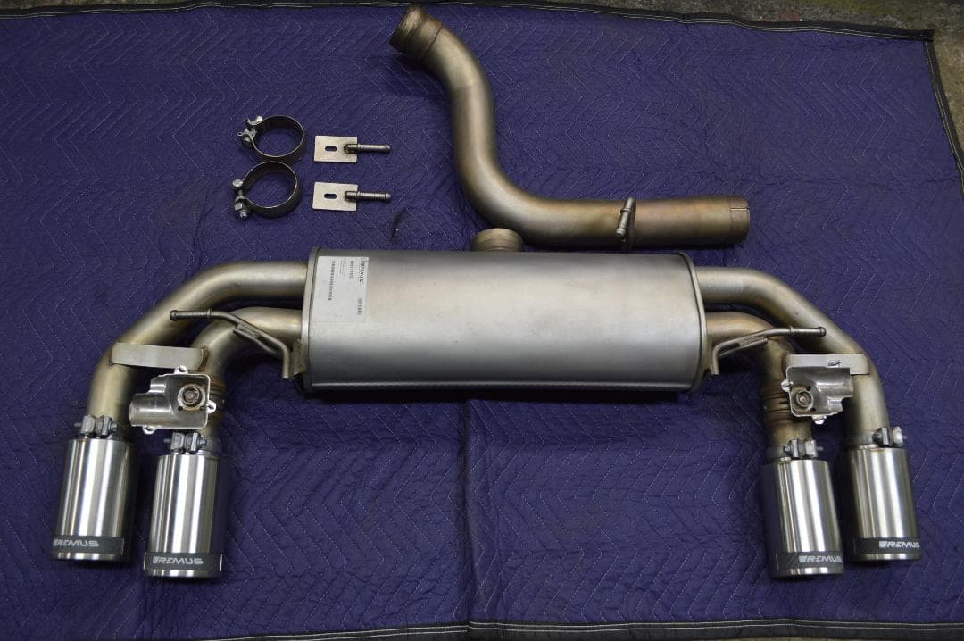 VW GOLF7.5 R用 REMUSマフラー ストリートレースサイレンサー