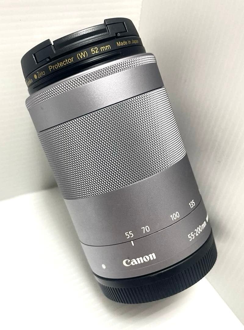 【良品】【美品】Canon 望遠ズームレンズ EF-M55-200ISSTM