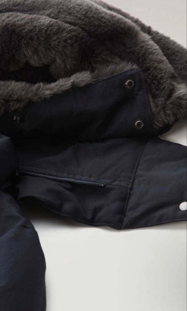 チ*ゲ様 ウールリッチ ボウブリッジパーカ BLACK