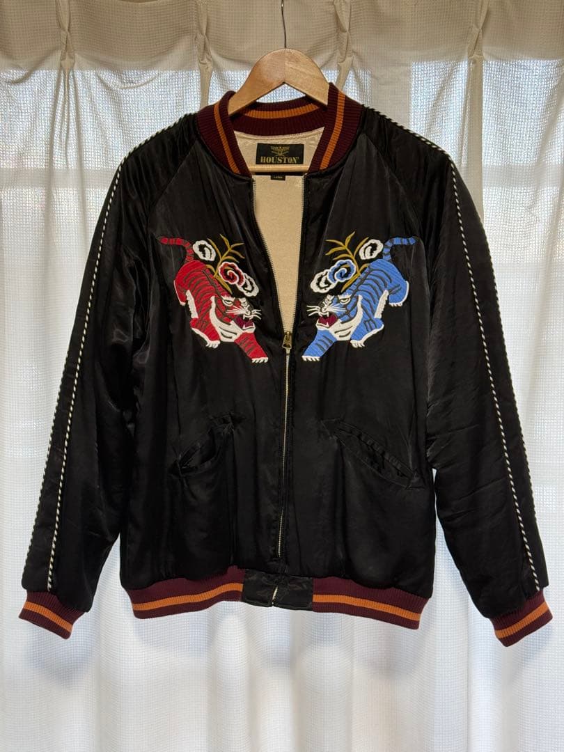 リュウ　 HOUSTON スカジャン 虎刺繍 Lサイズ