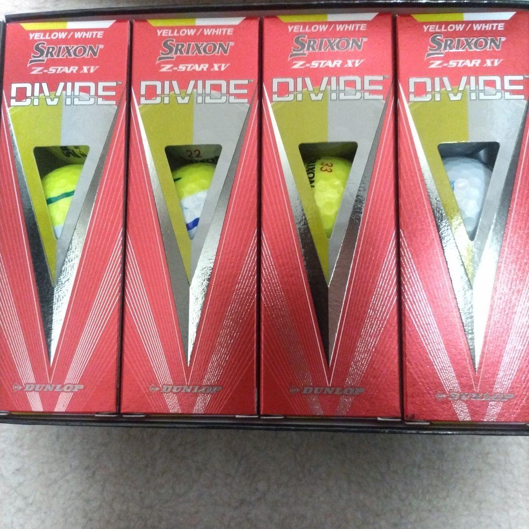 Srixon Z-STAR XV DIVIDE ゴルフボール ３ダース　３６球