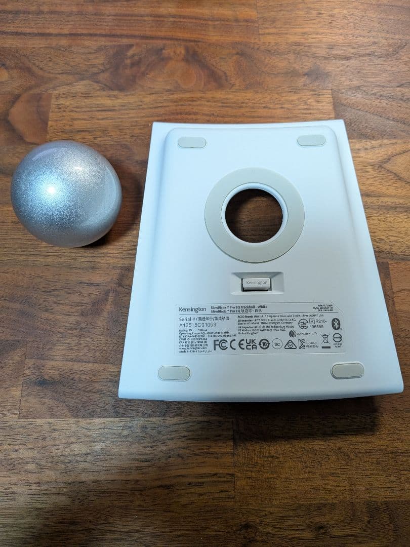 Kensington Slim Blade Pro トラックボール　ホワイト