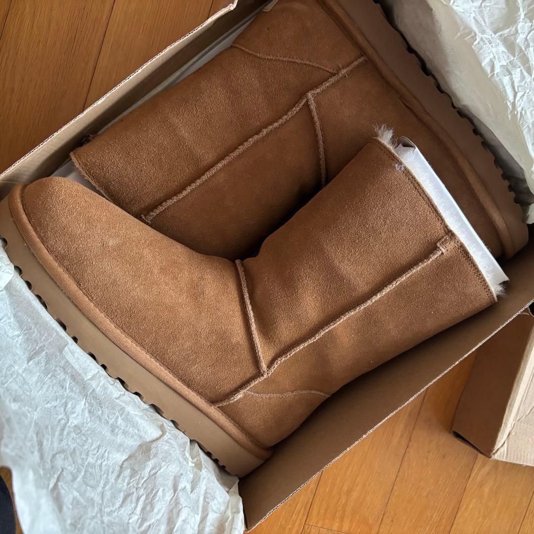 UGG ムートンブーツ クラシック ショート チェスナット