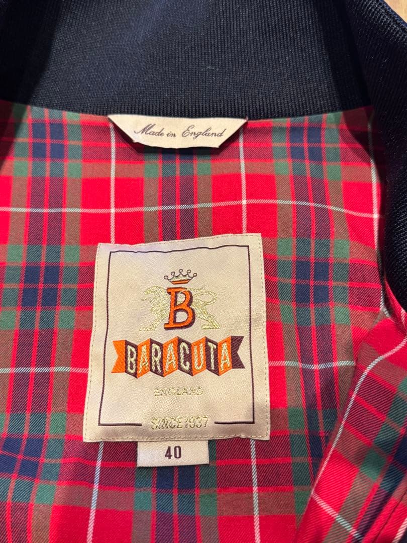 BARACUTA G9 ネイビー 40 （表地：綿、裏地：綿）英国製