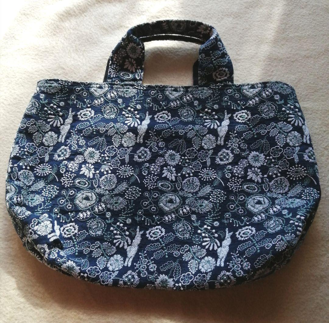 ミナペルホネン　ハンドメイド　パニーニ風バッグ　celebrate