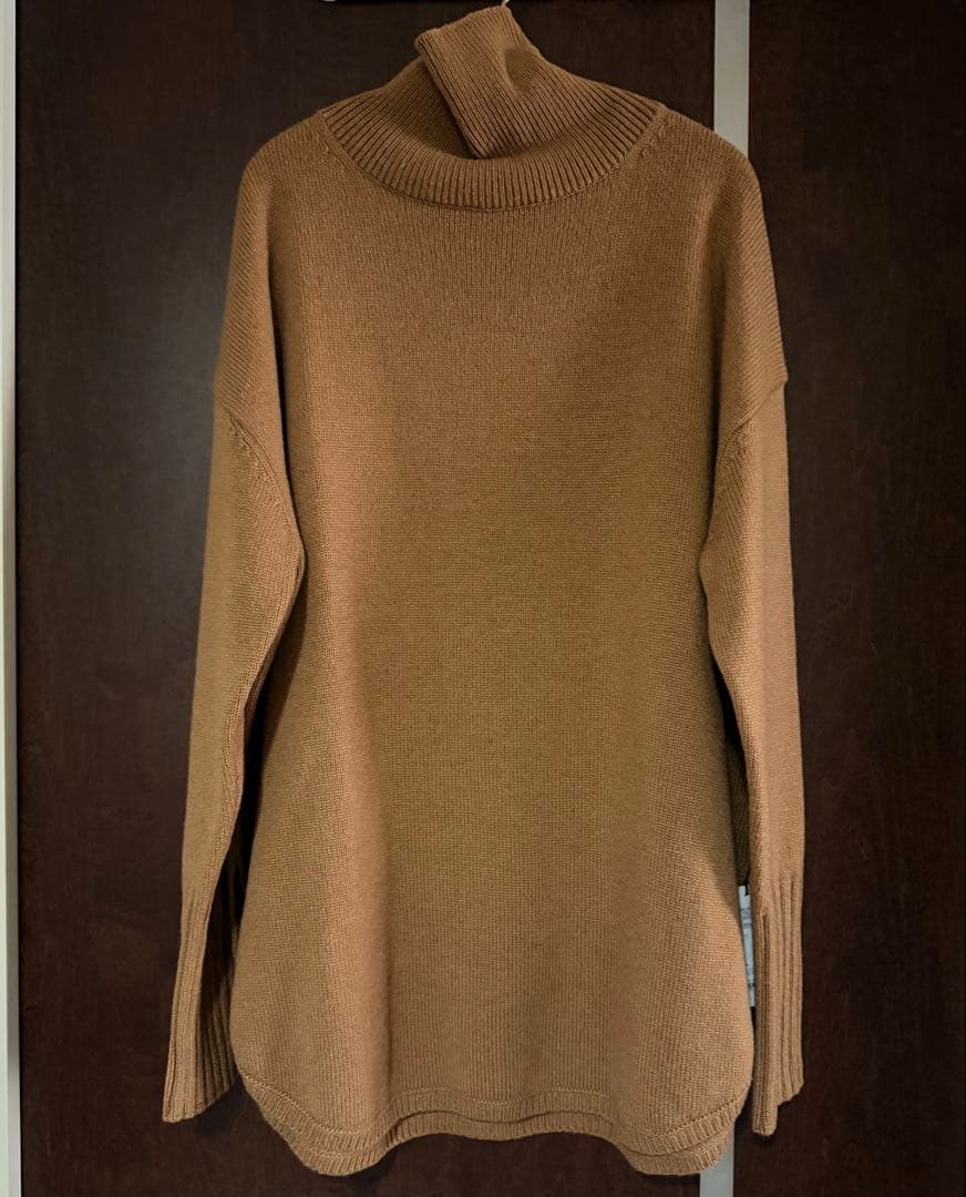 新品MARW UNITED ARROWSルーズ タートルネック ニット　モカ