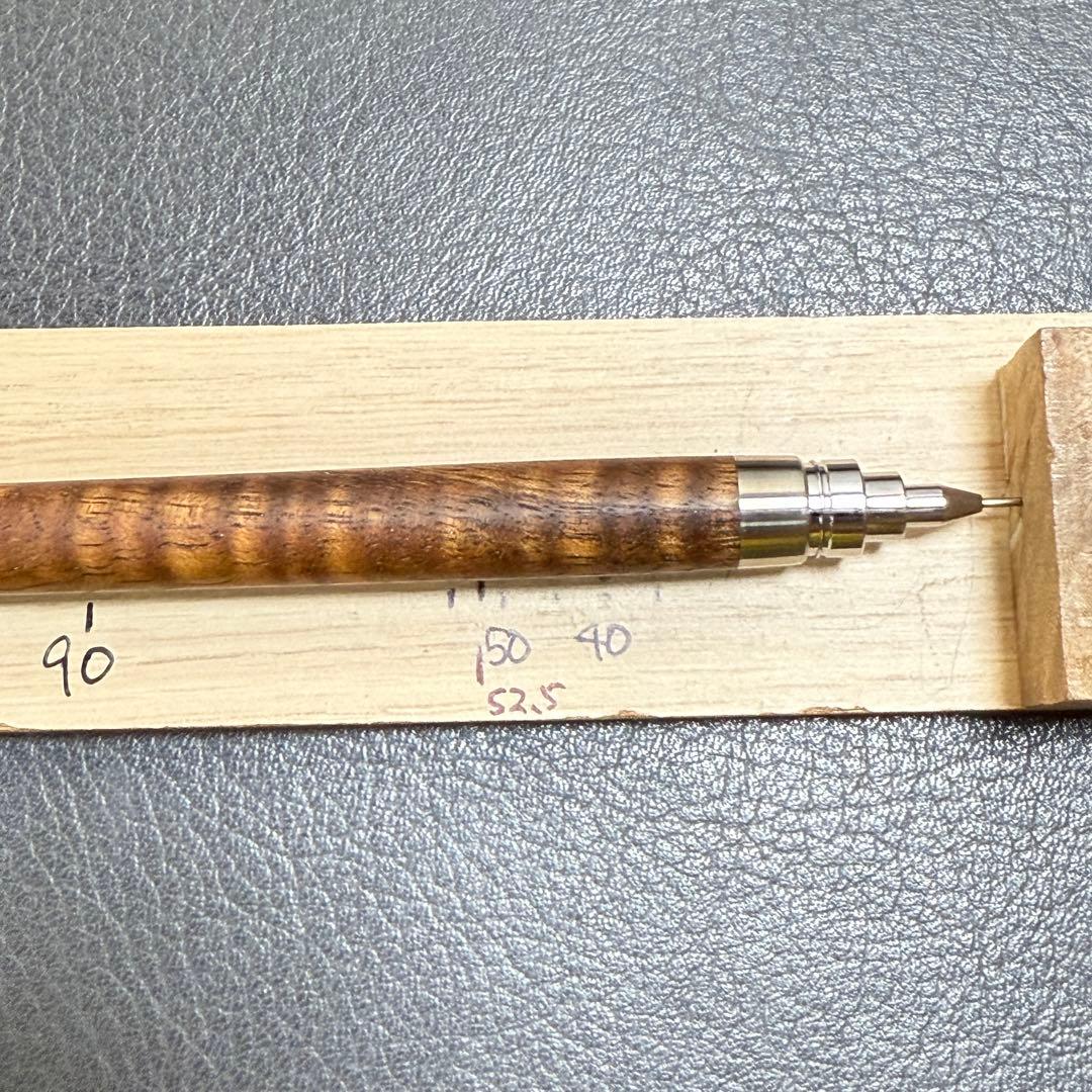 159ハワイアンコアカーリー　木製シャーペン　最強低重心　ステンレス　濃いめ