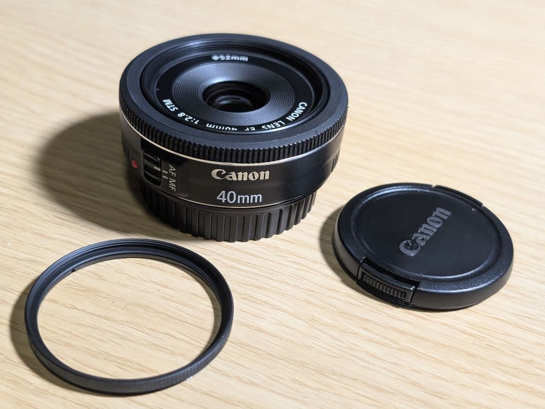 【美品】Canon EF 40mm f2.8 STM レンズ