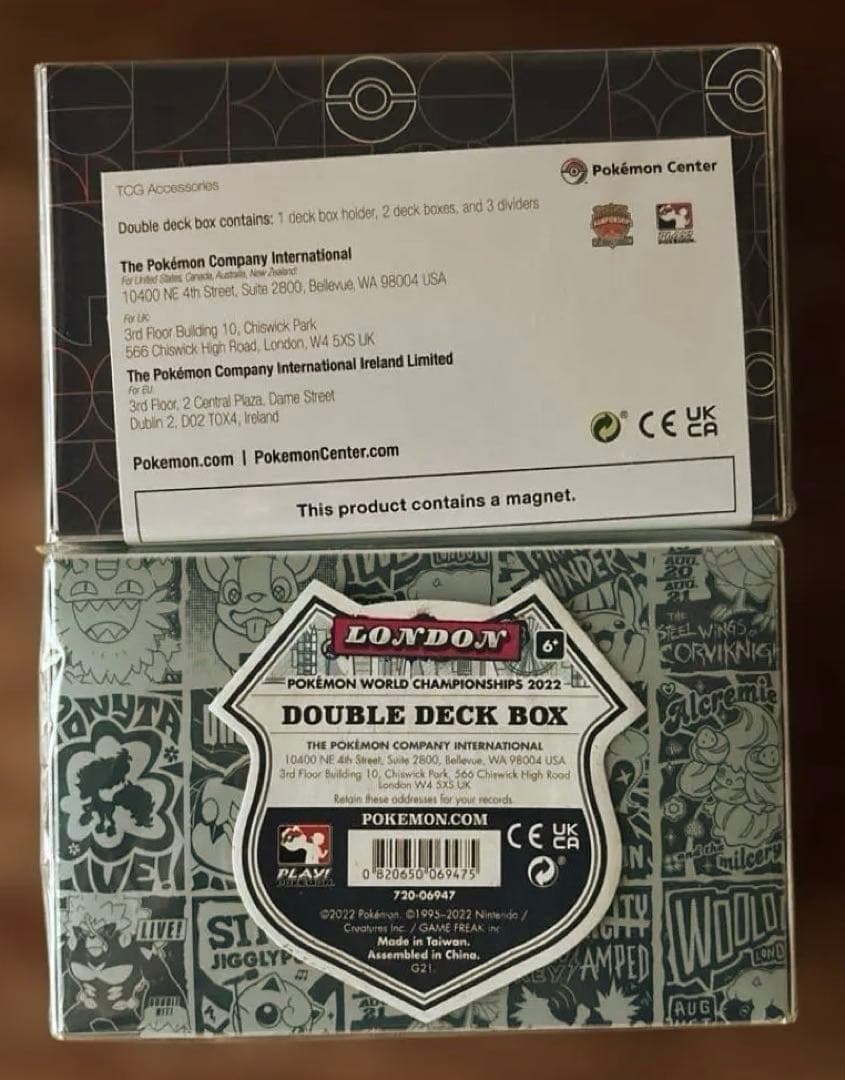 ポケモン 2024 EUIC 2022 WCS デッキケース 2個セット 海外