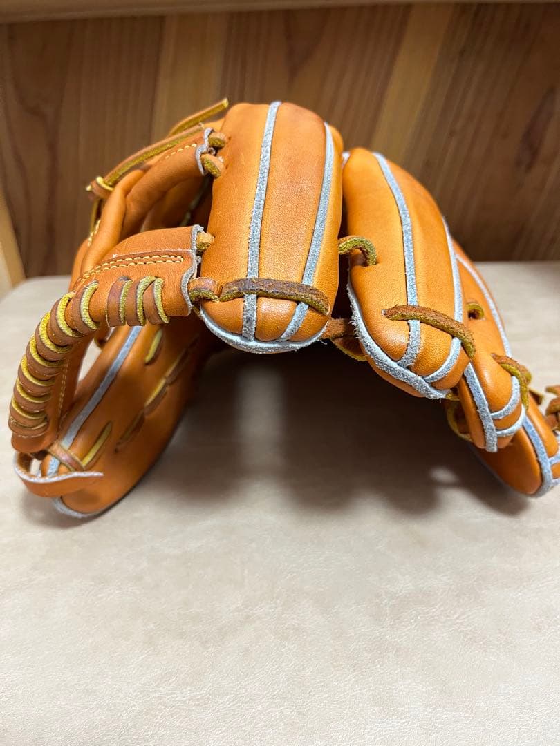 ウィルソン　軟式グラブ　オレンジ