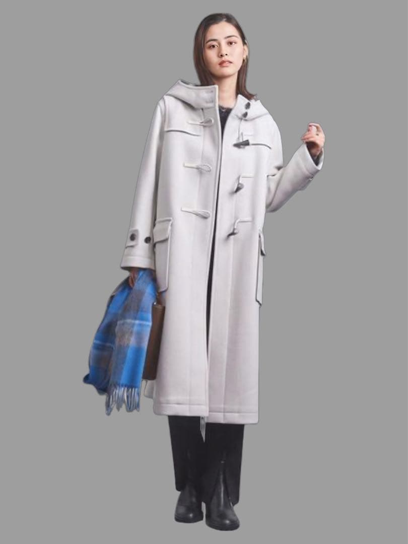 ユナイテッドアローズ Wメルトンダッフルコート　サイズS34