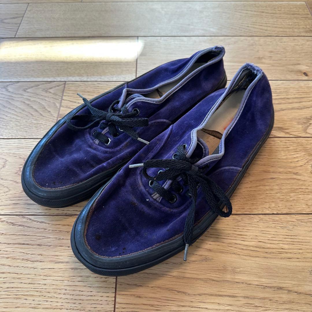 靴 80s Vans Authentic Velvet Made in USA