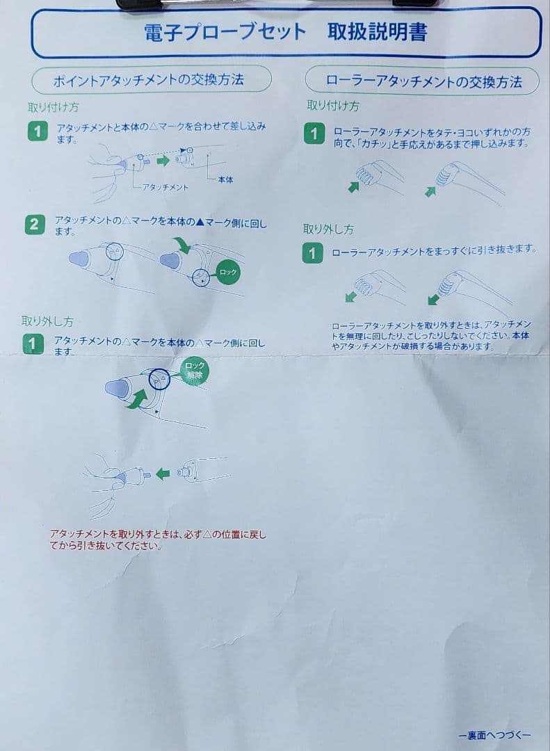 プロメイト　RX14000V　プローブセット　①