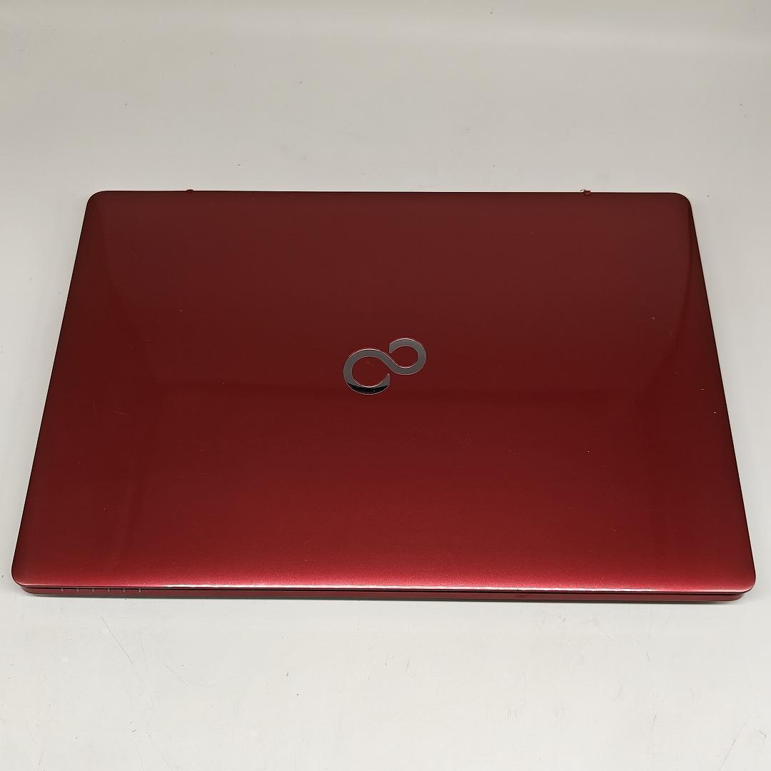 【富士通】AH53 高性能i7 SSD512GB 16GB レッド ノートPC