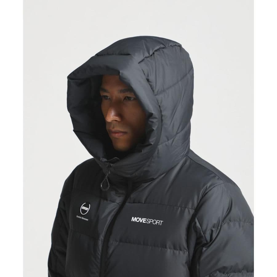 デサント ダウンジャケット アウター パーカー ナイロン BK 新品L