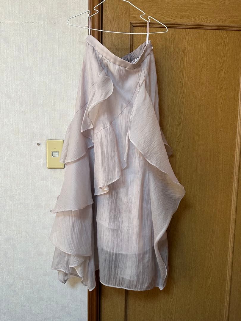 【Apuweiser-riche】アプワイザーリッシュ シフォンロングスカート