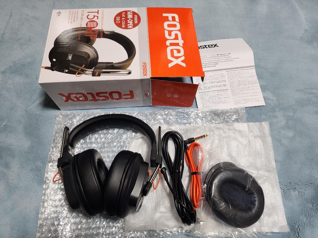 【ほぼ新品】Fostex T50RP mk3g / モディング用イヤーパッド付き