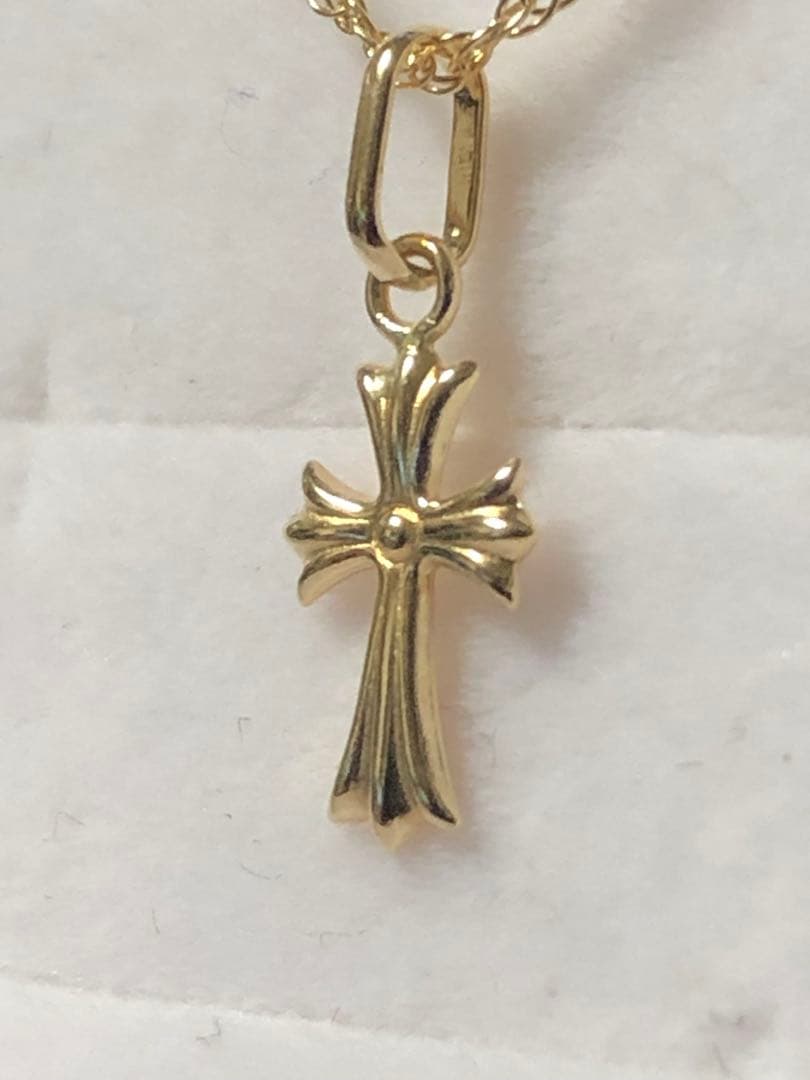 格安! 早い者勝ち! 18金 K18 クロス ネックレス