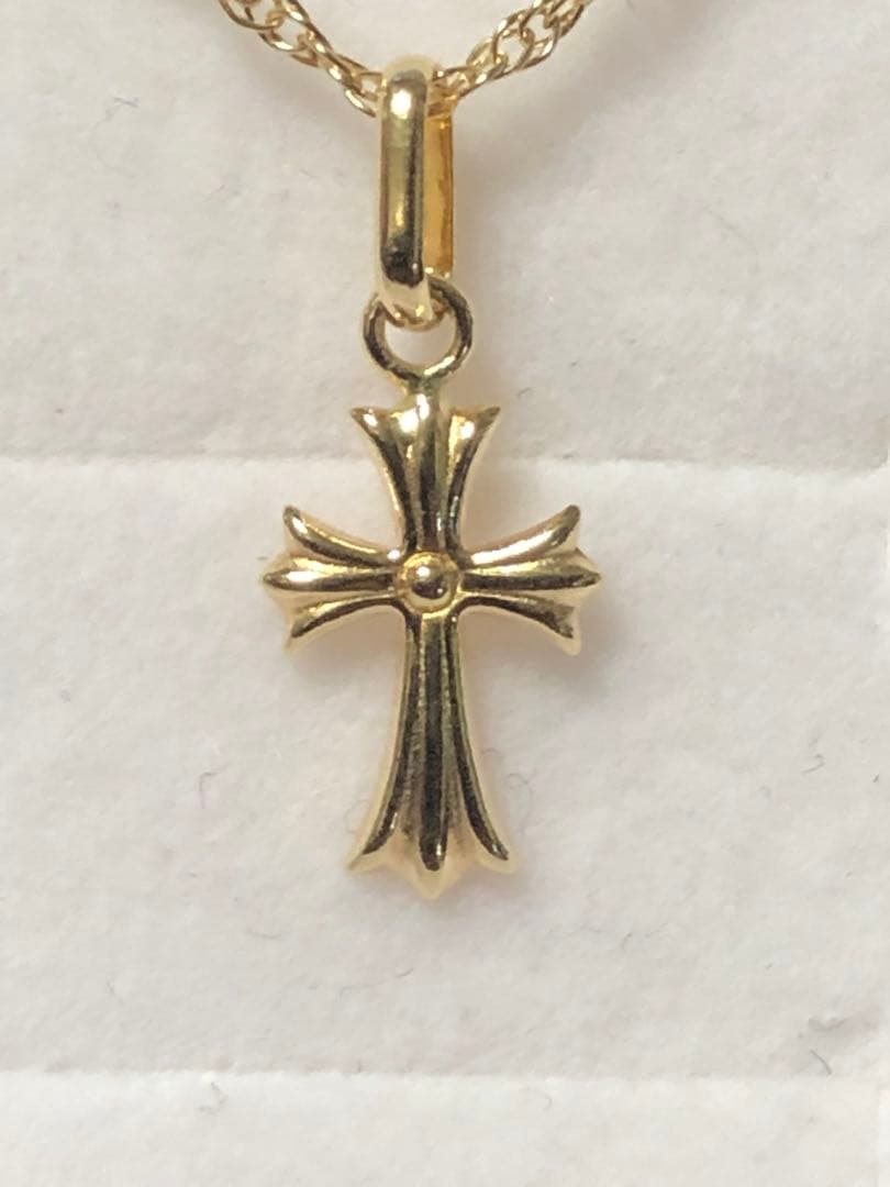 格安! 早い者勝ち! 18金 K18 クロス ネックレス