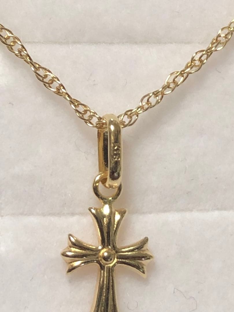 格安! 早い者勝ち! 18金 K18 クロス ネックレス