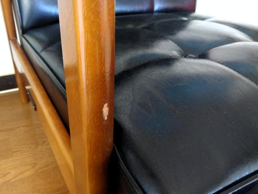 カリモク60 Kチェア 1シーター スタンダードブラック W36170BW ②