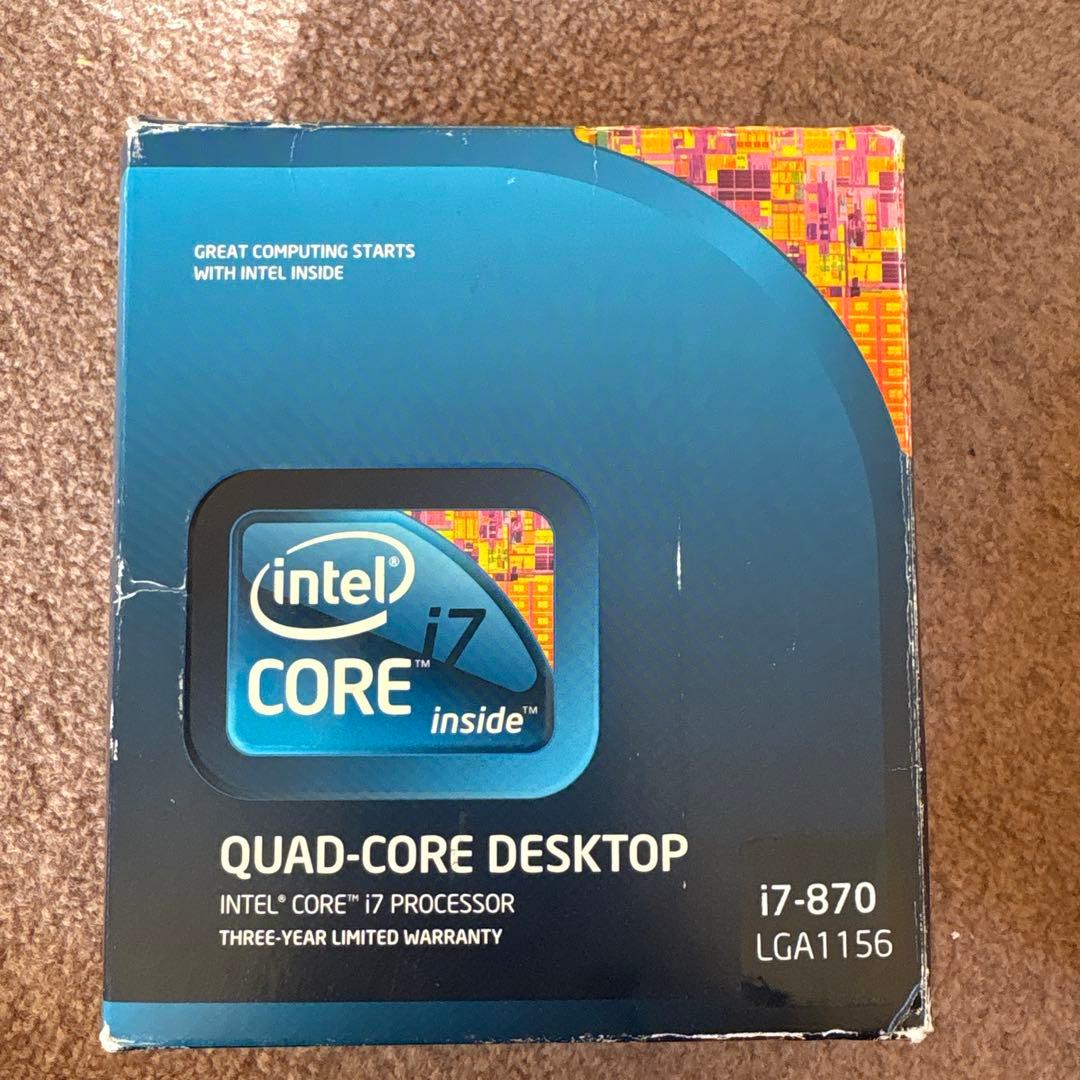 Intel Core i7-870 クアッドコア CPU