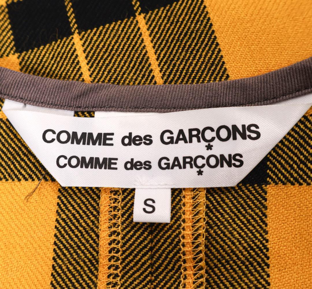 E9369◾️コムデギャルソン　チェック　ジャケット