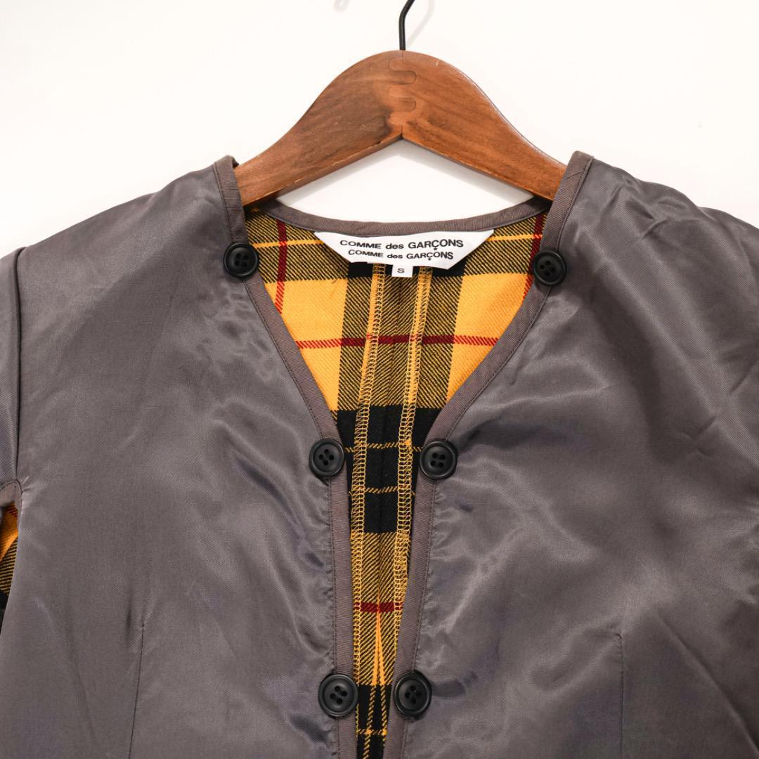 E9369◾️コムデギャルソン　チェック　ジャケット