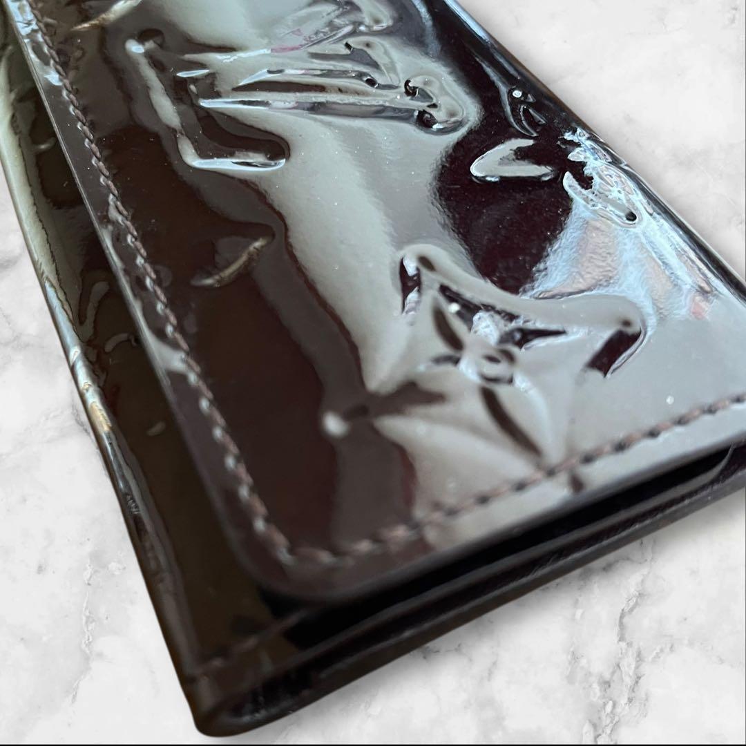 【美品】LOUIS VUITTONヴェルニ　キーケース　ブラウン
