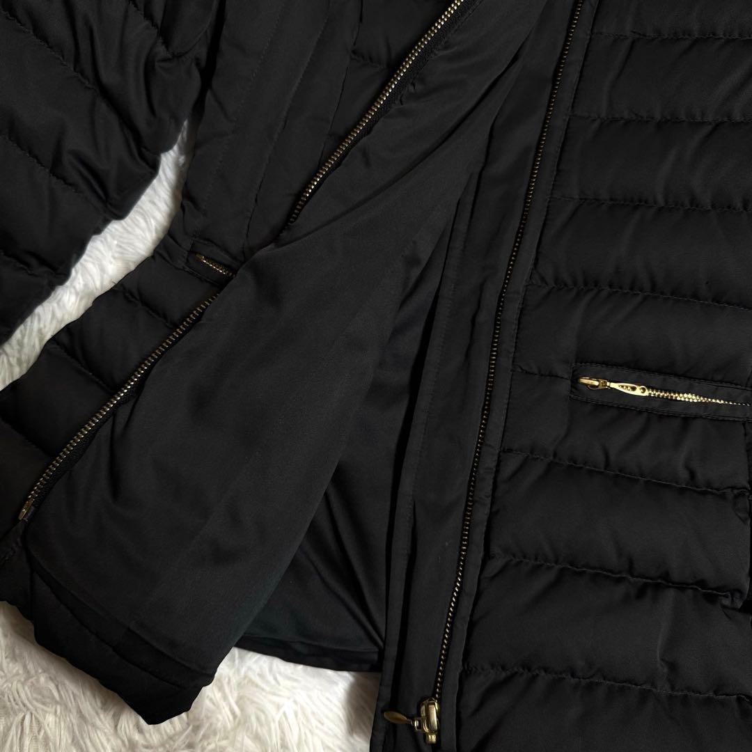 エイミーイストワール ペプラムショートダウンジャケット コート Aライン ファー