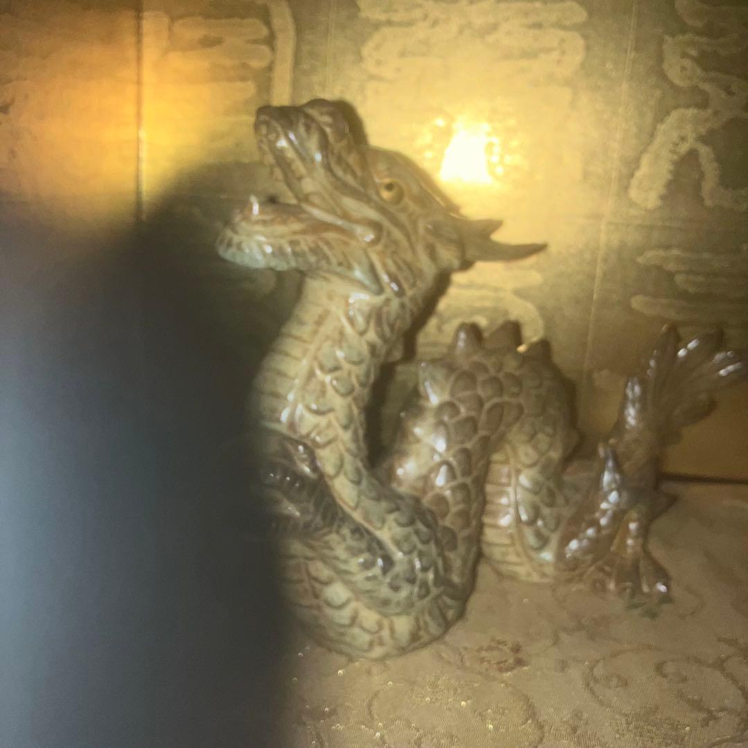 《特級呪物》大きな運気の流れを起こす龍神様宿す龍の置物　縁起物　スピリチュアル