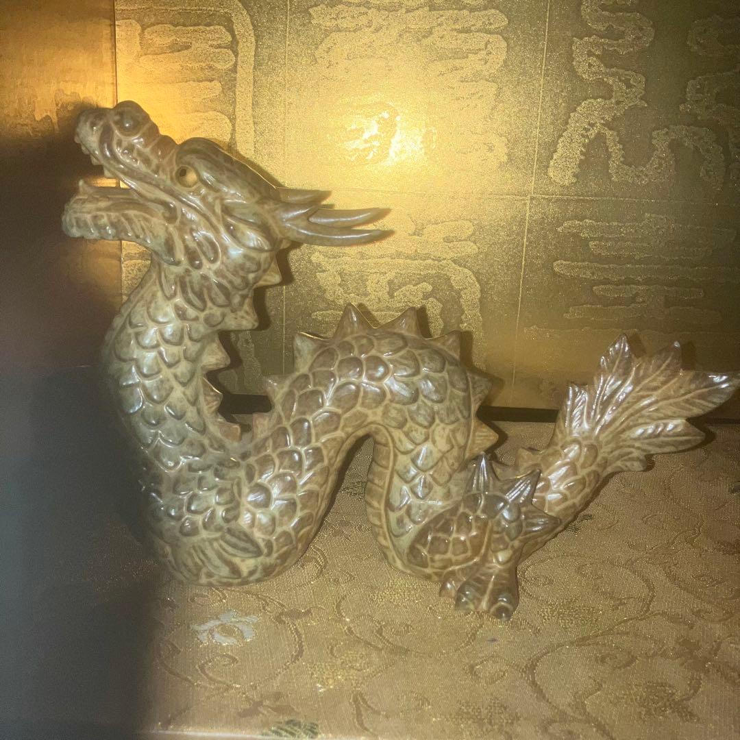 《特級呪物》大きな運気の流れを起こす龍神様宿す龍の置物　縁起物　スピリチュアル