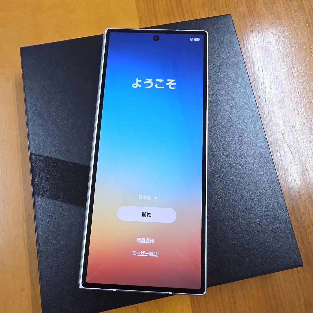 日本版SIMフリー Galaxy Z Fold6 ホワイト 256GB ケース付