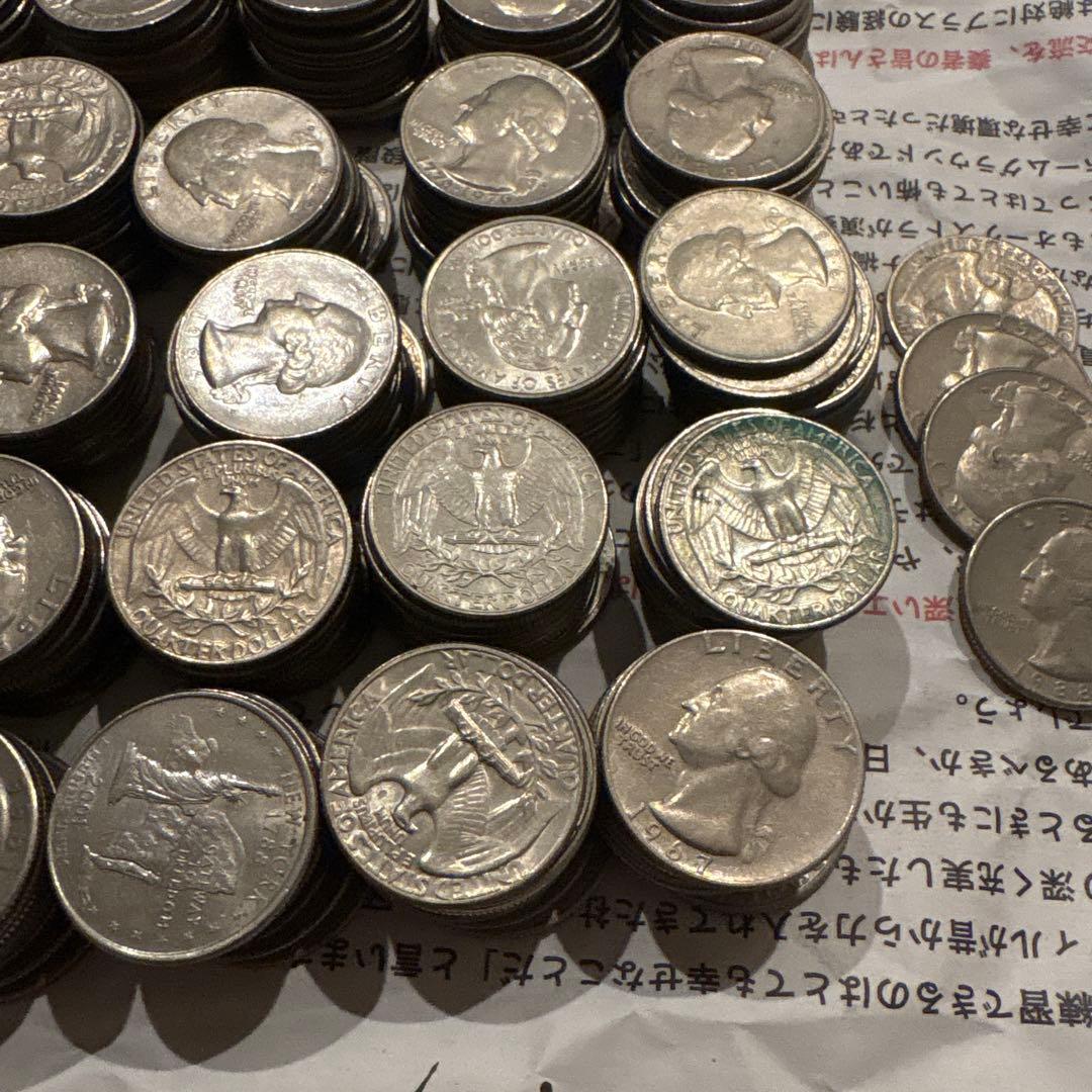 254枚 ジョージ・ワシントン クォーターダラー　アメリカドル