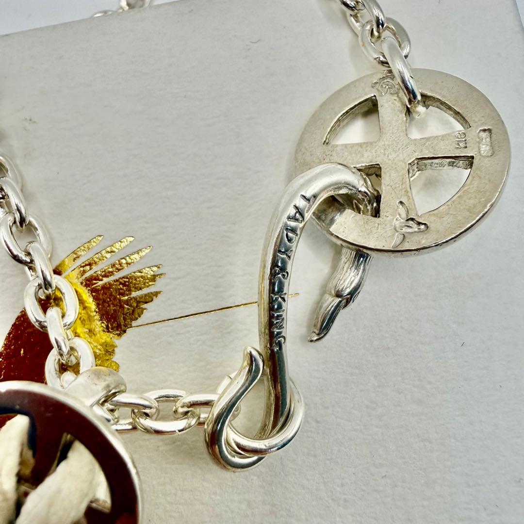 美品　タディ&キング　上銀フェザーLL ネックレスセット