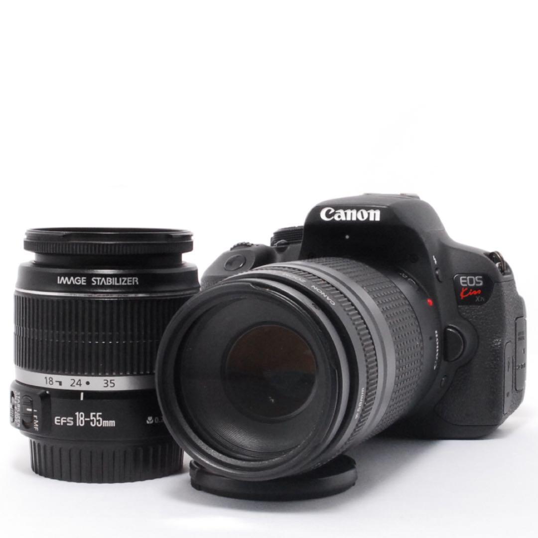 ◆超望遠＆手ぶれ補正◆Canon Kiss X7i◆一眼レフカメラ◆スマホ転送◆