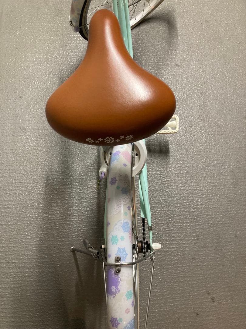 美品 ブリヂストン　24インチ　子供用自転車 ミントグリーン （東京23区）